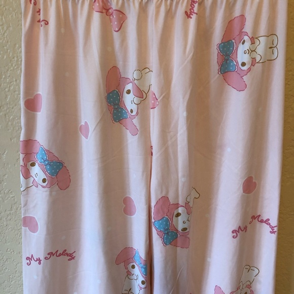 Hello Kitty My Melody Pajamas Set Size - Picture 5 of 8